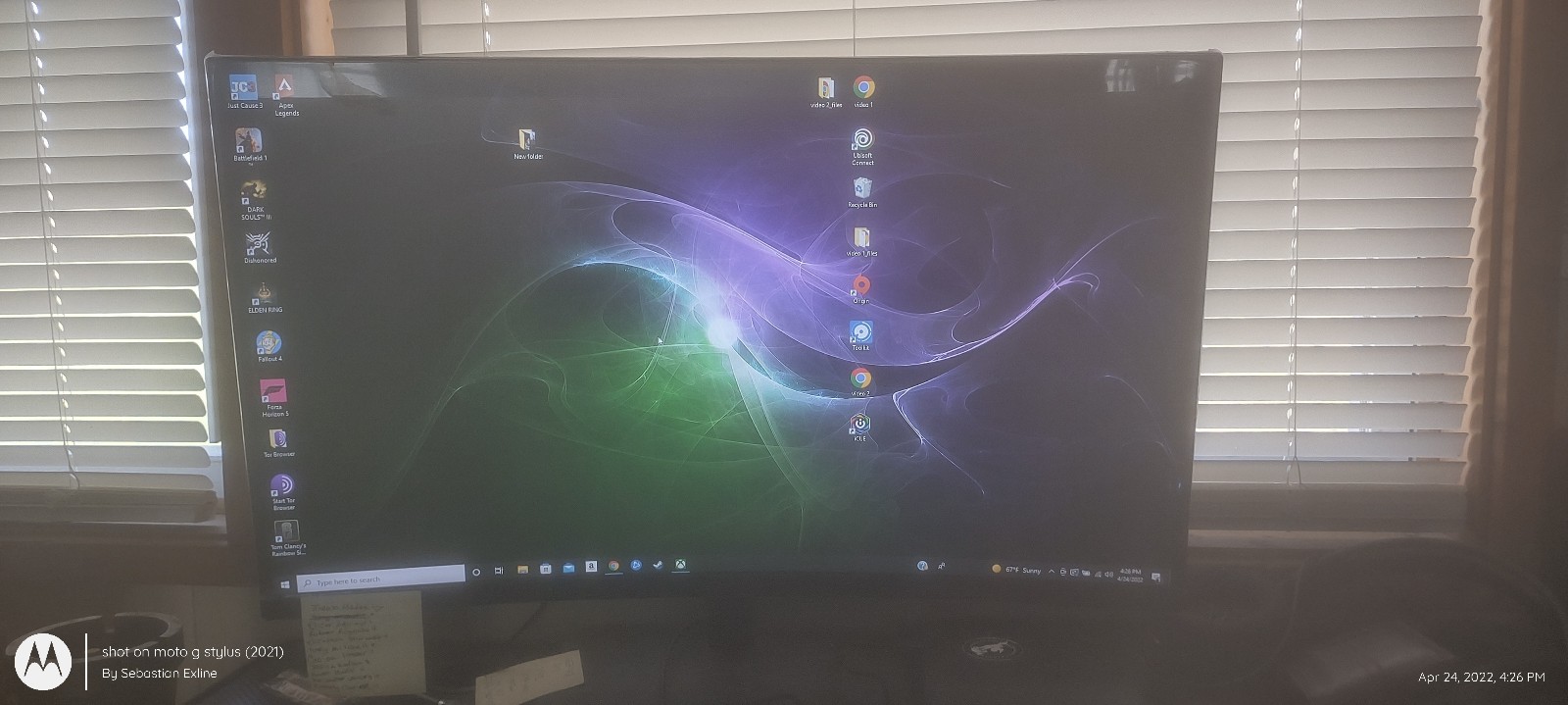 Acer 27 144hz curved gaming monitor