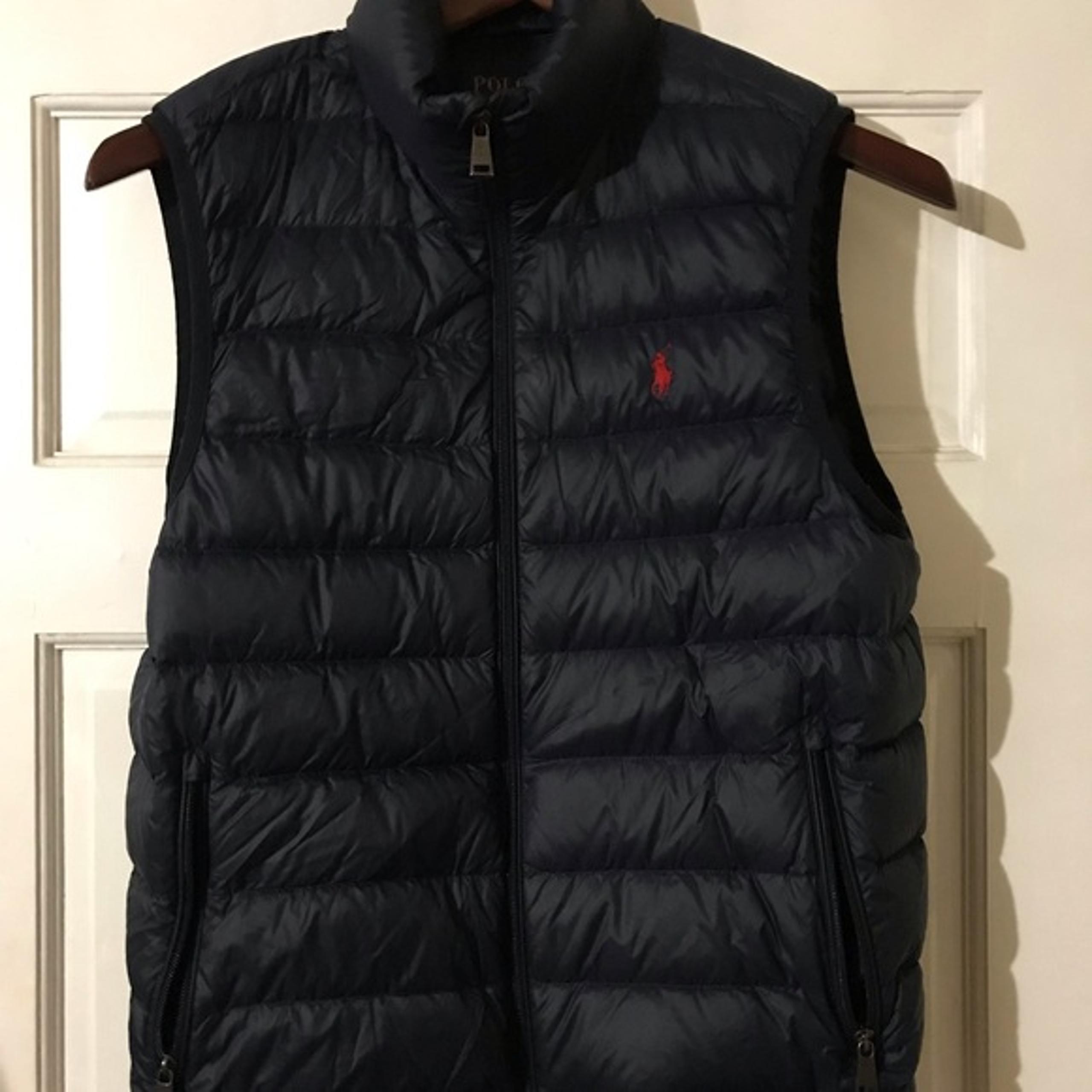 Polo by Ralph Lauren Navy Quilted Puffer Jacket Size Small