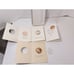 Franklin Mint Bronze Medallion Greeting Card Lot Of 7 Sleigh Dove Angels