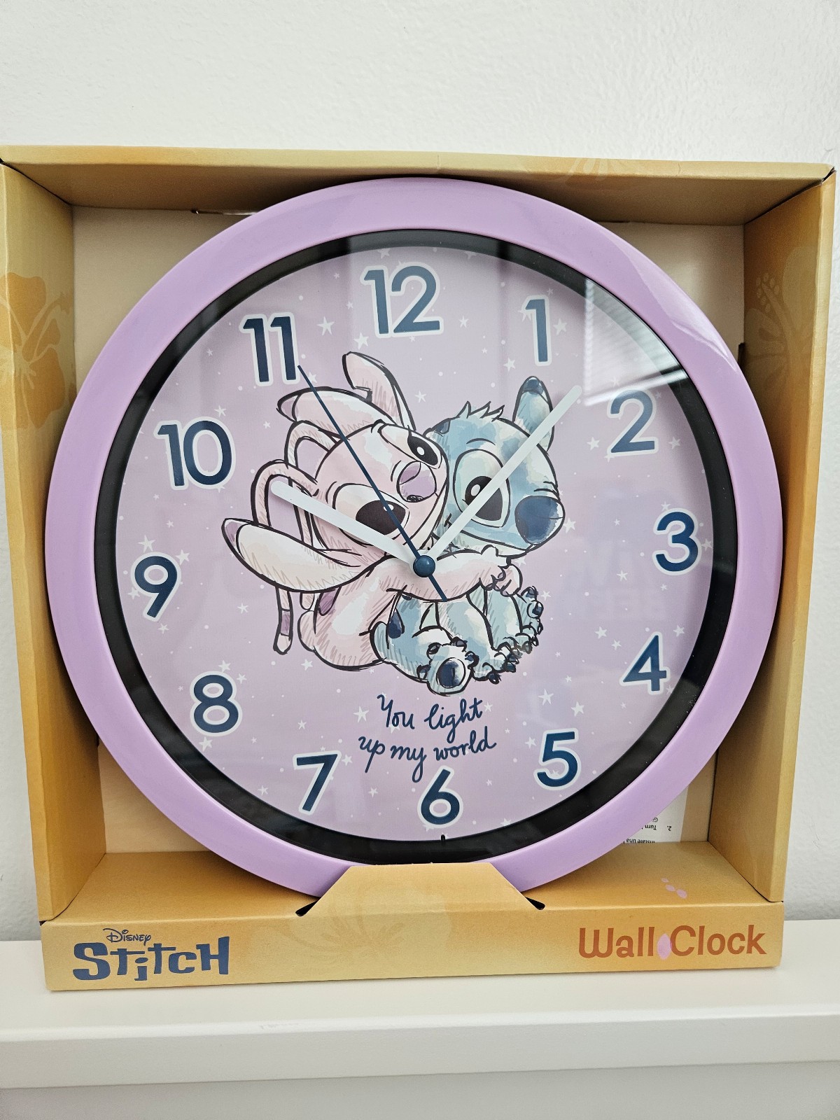 Accutime Lilo and Stitch Wall Clock - 12-inch Analog for