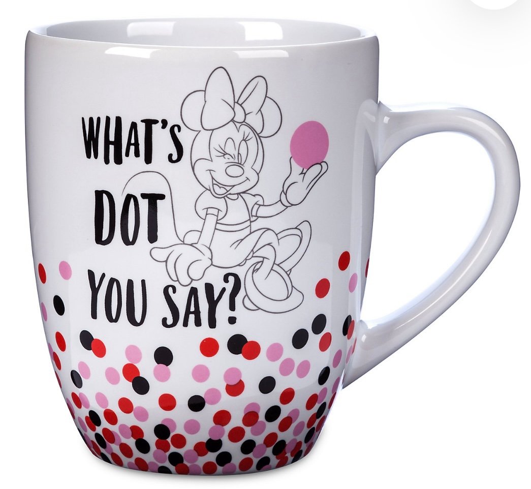 Minnie Mouse What's Dot You Say? Mug
