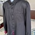 Alizeal Men's Business Slim Fit Dress Shirt Long Sleeve Patchwork Button Down XL