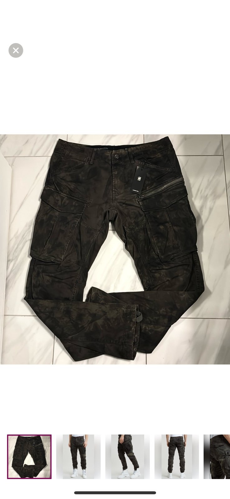 Men’s G-Star Raw Rovic Zip 3D Regular Tapered Cargo Pants