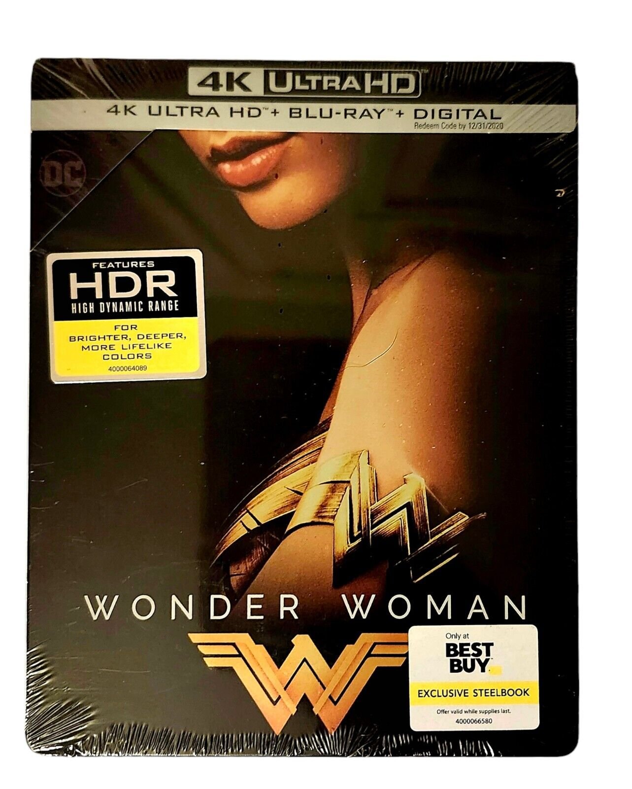 Wonder Woman Limited Edition Steelbook (4K Ultra HD + Blu-ray + Digital HD)