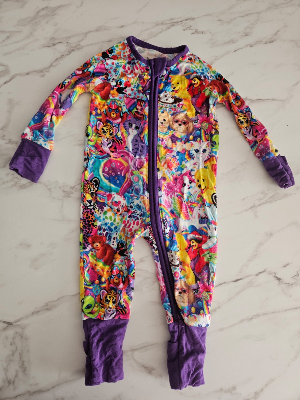 Showstoppers bamboo onsie lisa frank 3-6