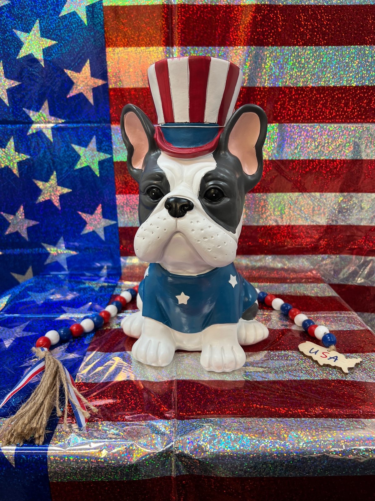 Patriotic French Bulldog Frenchie Dog July 4 Sailor USA