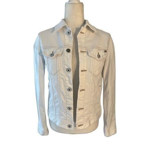 Adriano Goldschmied white jean jacket