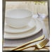 Oake Ivory Round 12 Pc. Stoneware Dinnerware Set, Service for 4 NWD