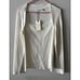 Ted Baker Women's Sweater Size 4 Long Sleeve White Ribbed Stretch