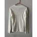 Ted Baker Women's Sweater Size 4 Long Sleeve White Ribbed Stretch