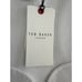 Ted Baker Women's Sweater Size 4 Long Sleeve White Ribbed Stretch