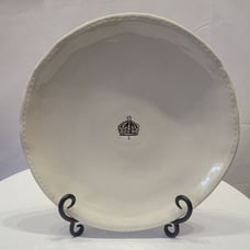 Rae Dunn | OG Crown Number 2 | Dinner Plate