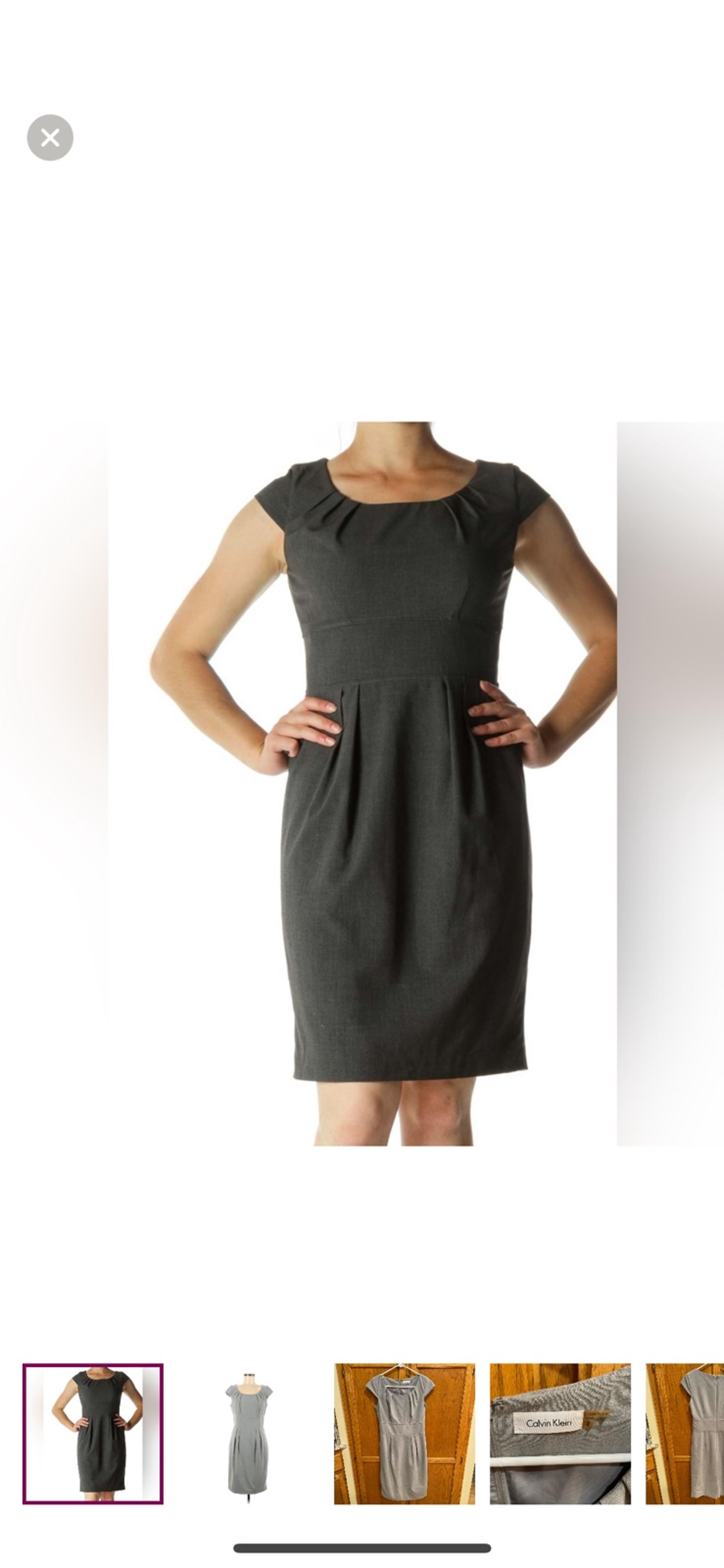 Calvin Klein Cap Sleeve shift dress