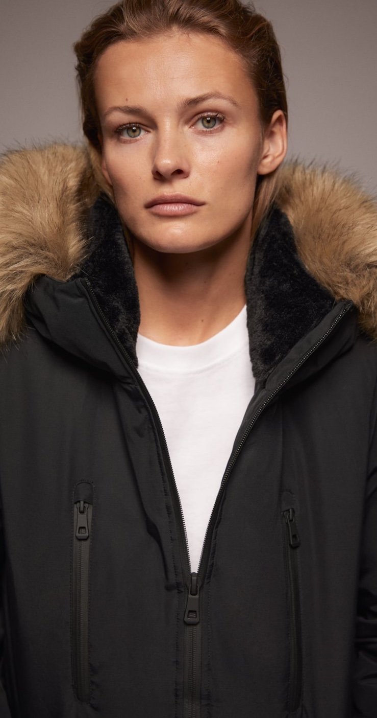 zara water and wind protection coat size m