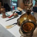 Antique is antique diver replica helmet/music Box
