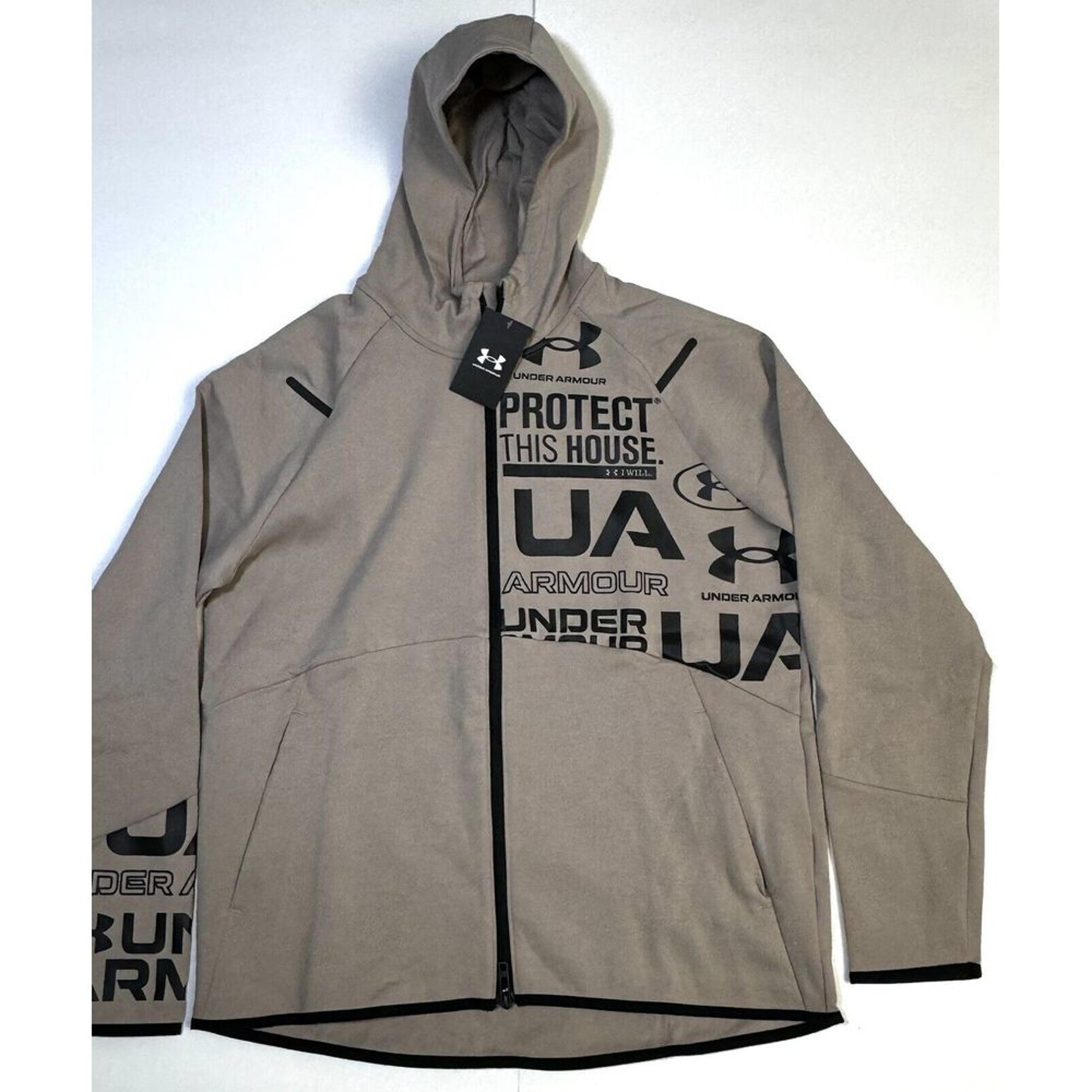 Under Armour Unstoppable FZ hoodie Full Zip Sweater Men's Large $120