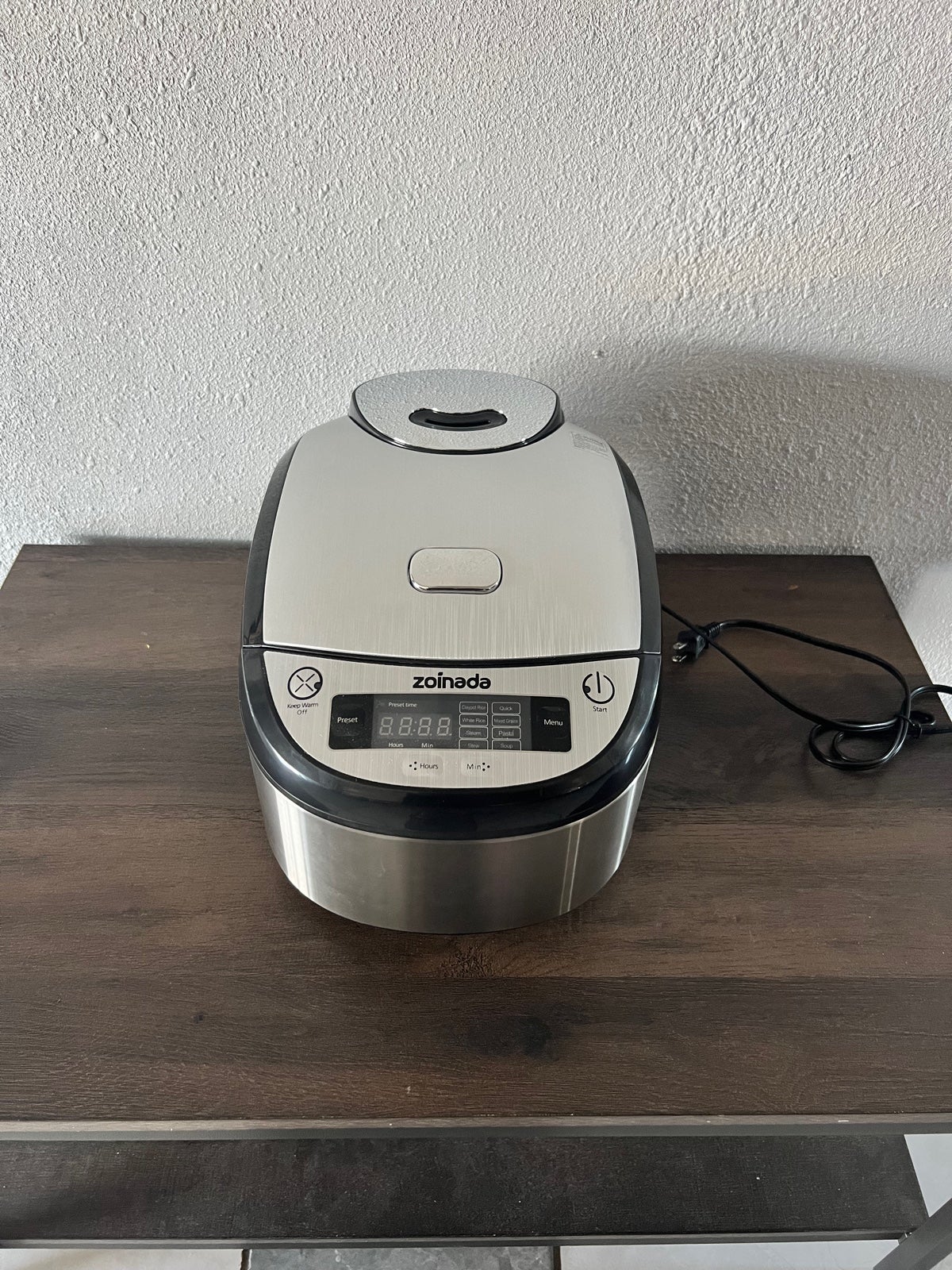 Zoinada Rice Cooker 16 Cup Cooked (8 Cup Uncooked) All In 1 Programmable