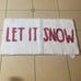 Rae Dunn LET IT SNOW Bath Mat