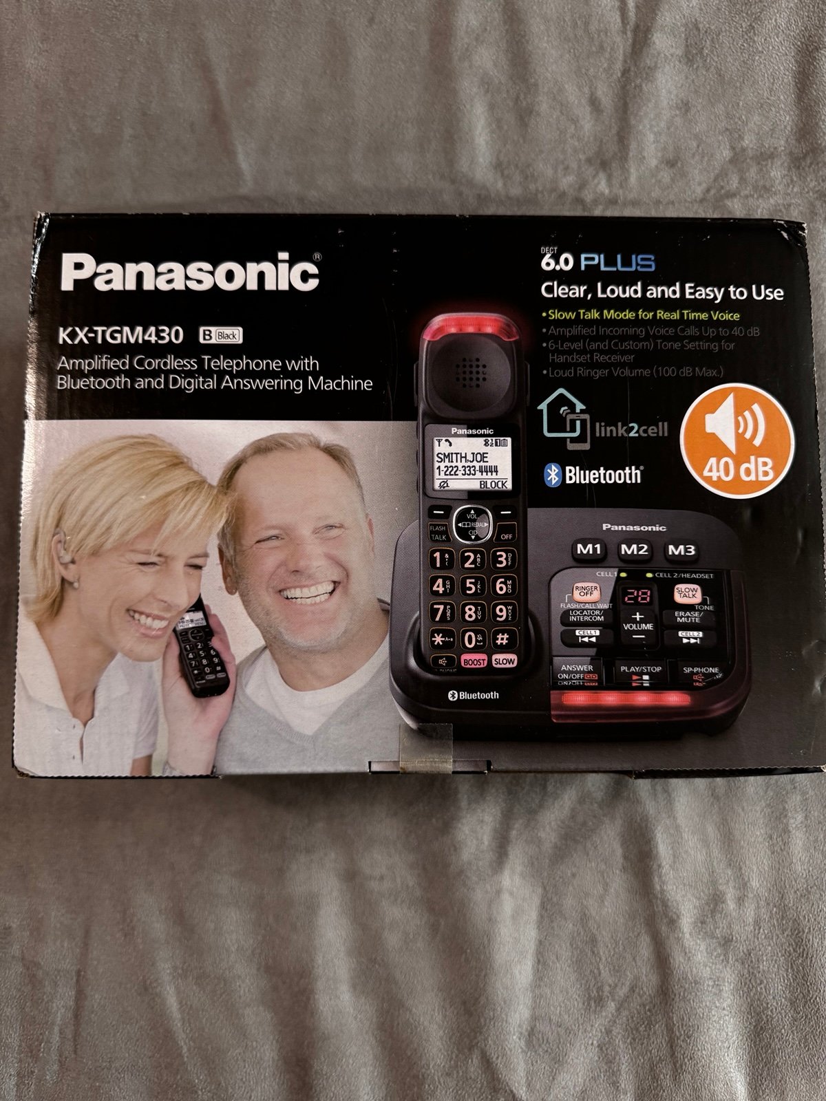 Panasonic Amplified Cordless Phone NEW