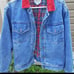 Vintage 1980s Sb by Bitterman Denim jean jacket size Medium women's? Mens? Coat