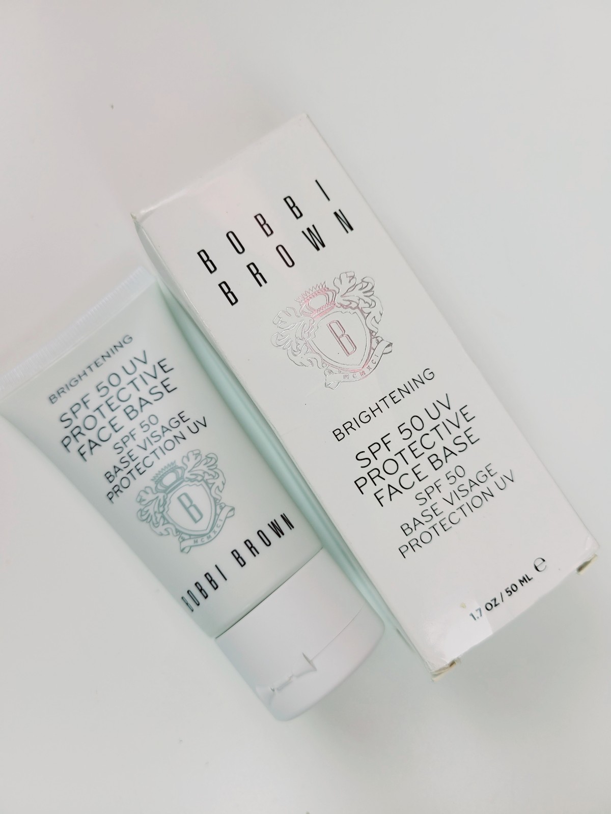 bobbi brown brighting spf 50 uv protection face base new