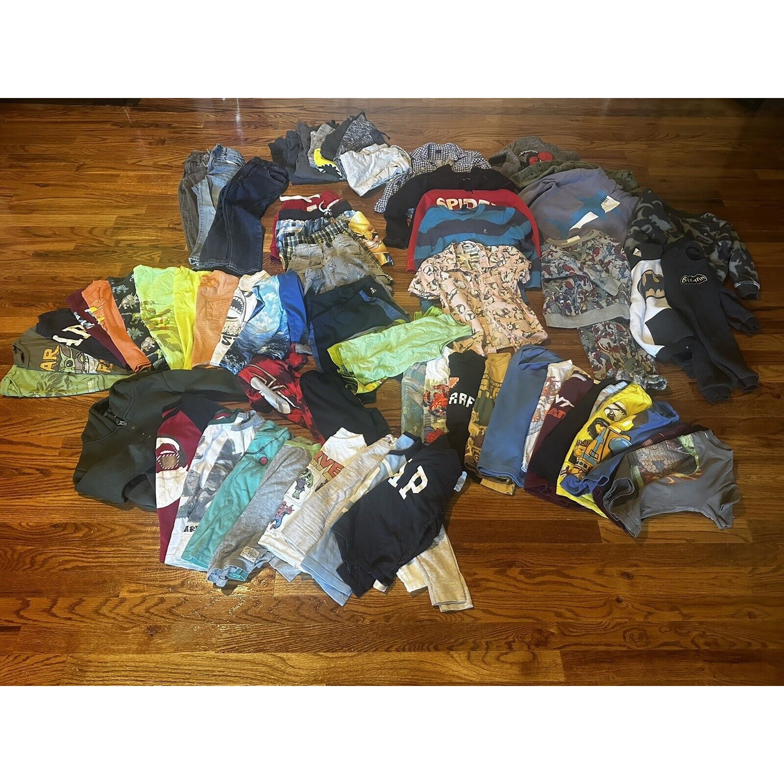 Lot Of 67 Pieces Boys Clothing Size 4t Gap And Other Nice Brands Assortment