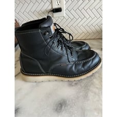 Carhartt 6-Inch Non-Safety Toe Wedge Boot Black Oil Tanned Size 10.5 M