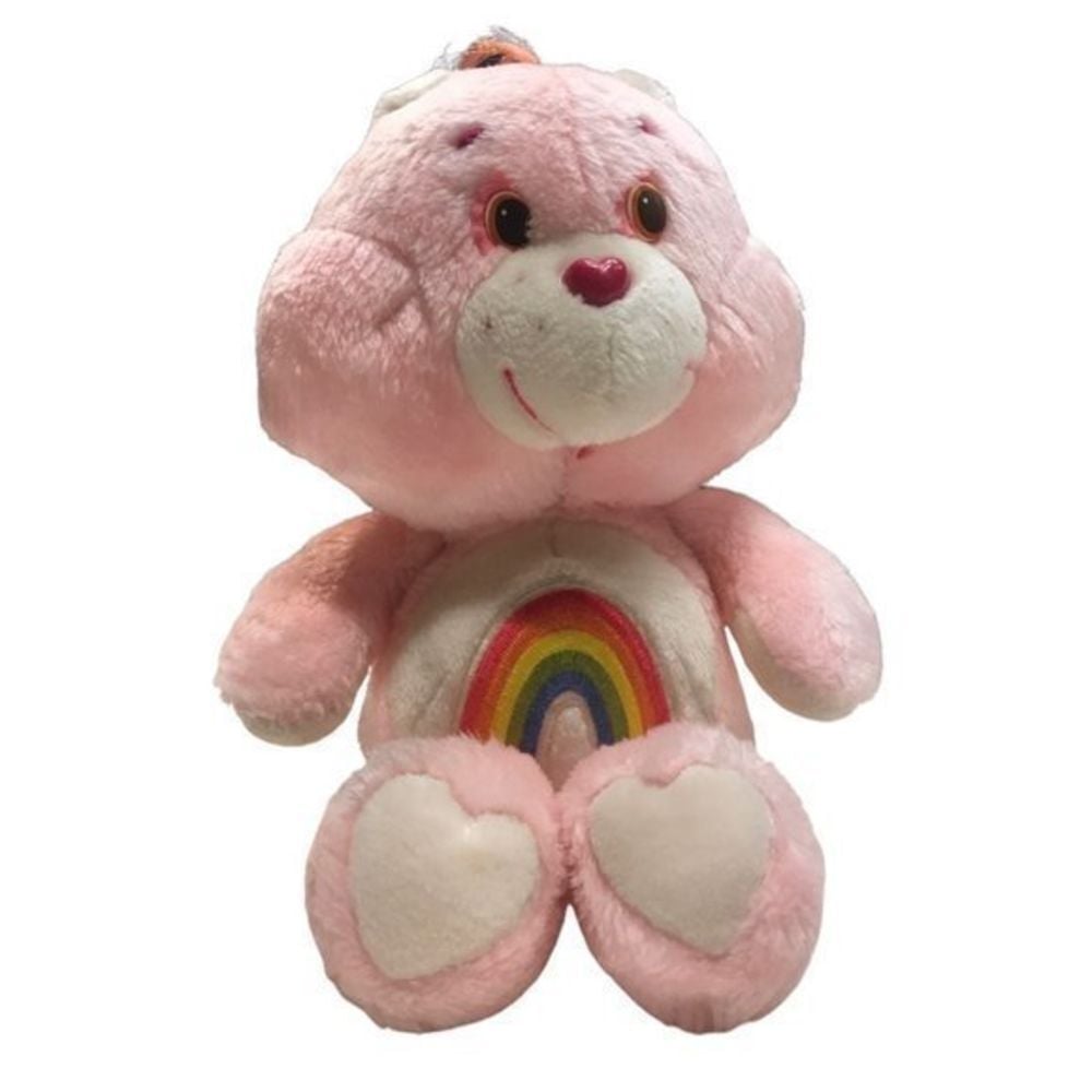 Care bears Cheer Bear Vintage 1983 Kenner Good Condition pink plush original