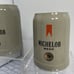 Vintage 2 MICHELOB Beer German Large Ceramic Beer Mug RARE .5L Peter Simon GERZ