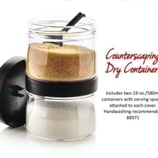 Tupperware Counterscaping Dry Containers