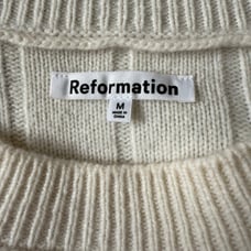 Reformation sweater dress
