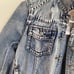 Lost Denim Jacket Distressed light wash