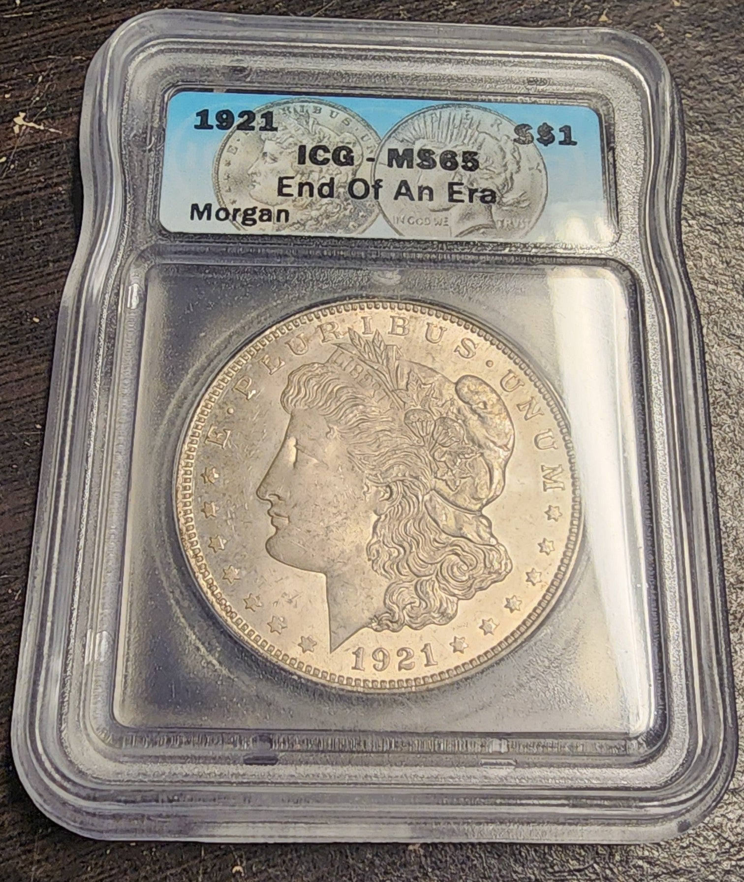 1921 Morgan Silver Dollar MS 65