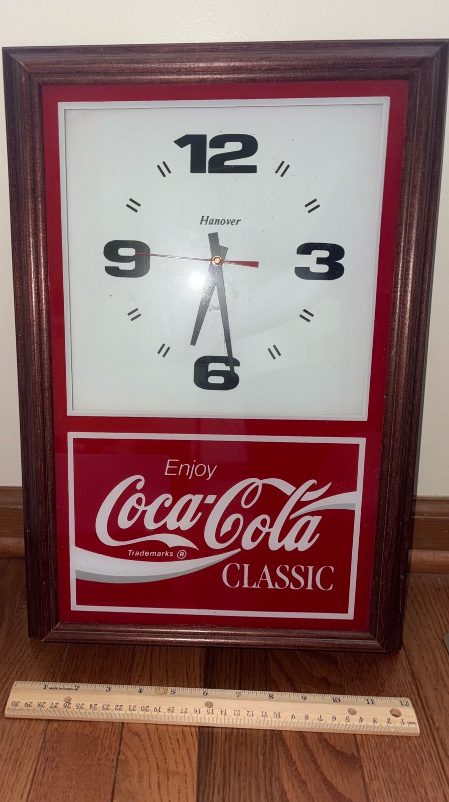 Vintage Coca-Cola Classic Clock