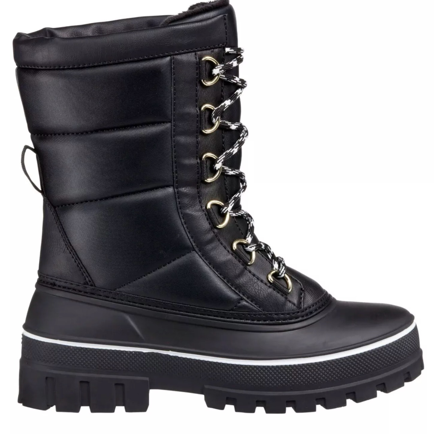 Alpine Design Women's Willow Quilted 200G Snow Boots Black Size 8