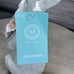 Martha Stewart Easter Bunny Rabbit Holding Flowers Resin Figurine Statue 10.5 in