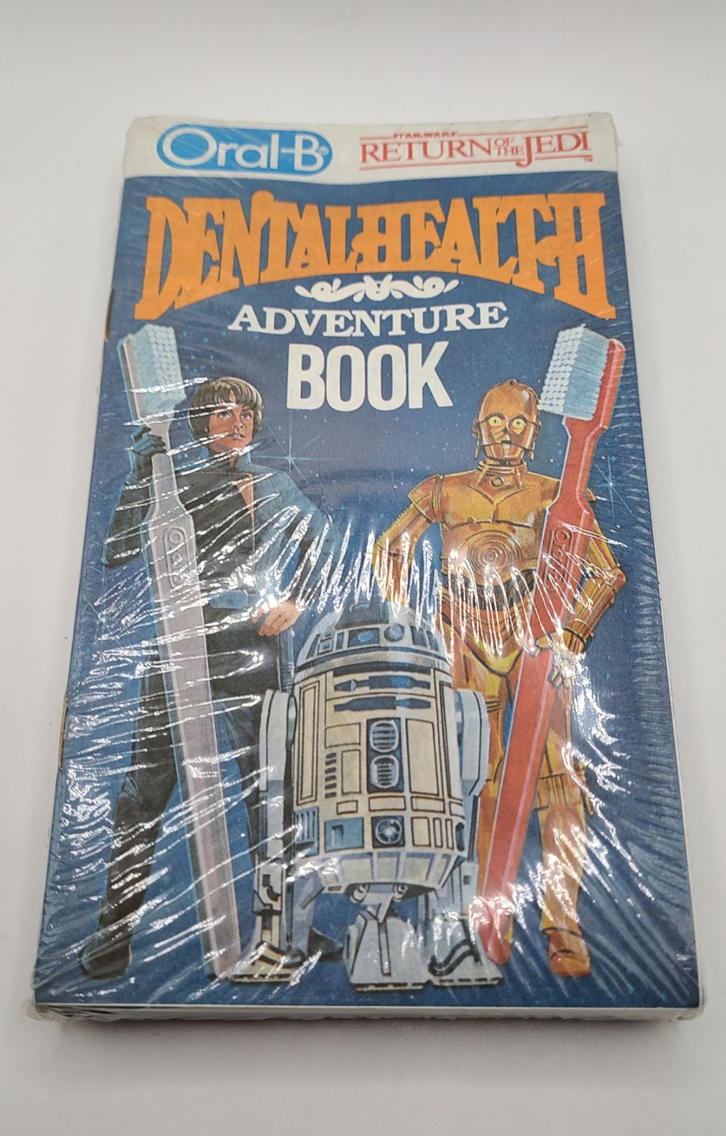 c. 1983 Star Wars Return of the Jedi Oral-b dental hygiene patient pamphlets