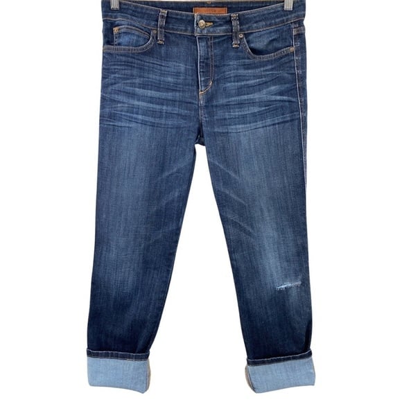 Joe’s Jeans Womens Samantha COOL OFF Clean Cuff Crop Jeans Size 31