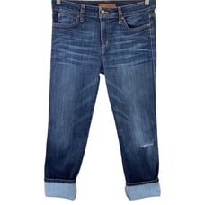 Joe’s Jeans Womens Samantha COOL OFF Clean Cuff Crop Jeans Size 31