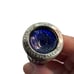 Vintage Leonard Silver Plated Salt & Pepper Shakers Cobalt Blue Glass 2.5 in