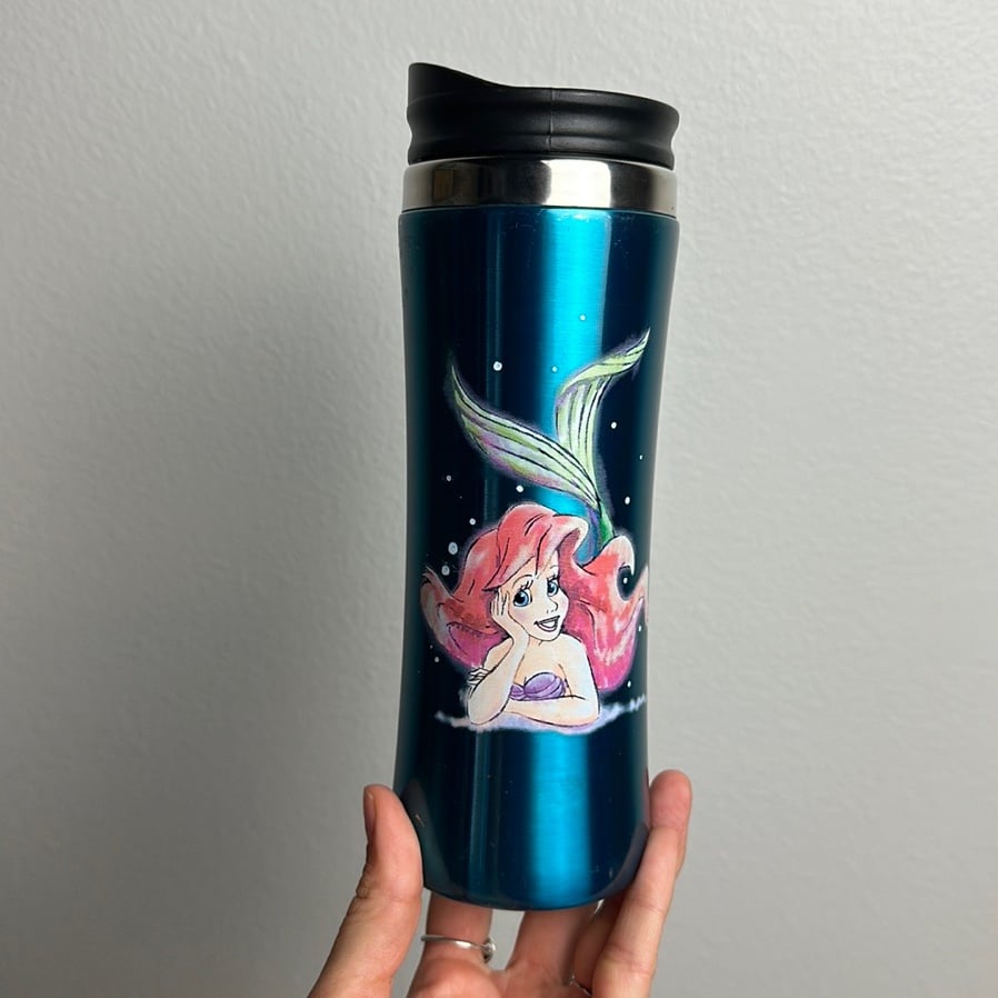 The Little Mermaid Ariel Disney Parks Coffee Thermos