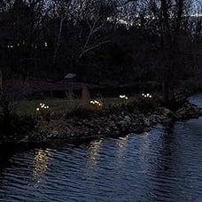 Solar Garden Lights - New Upgraded Solar Swaying Light, Sway by Wind, Solar Out