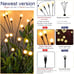 Solar Garden Lights - New Upgraded Solar Swaying Light, Sway by Wind, Solar Out