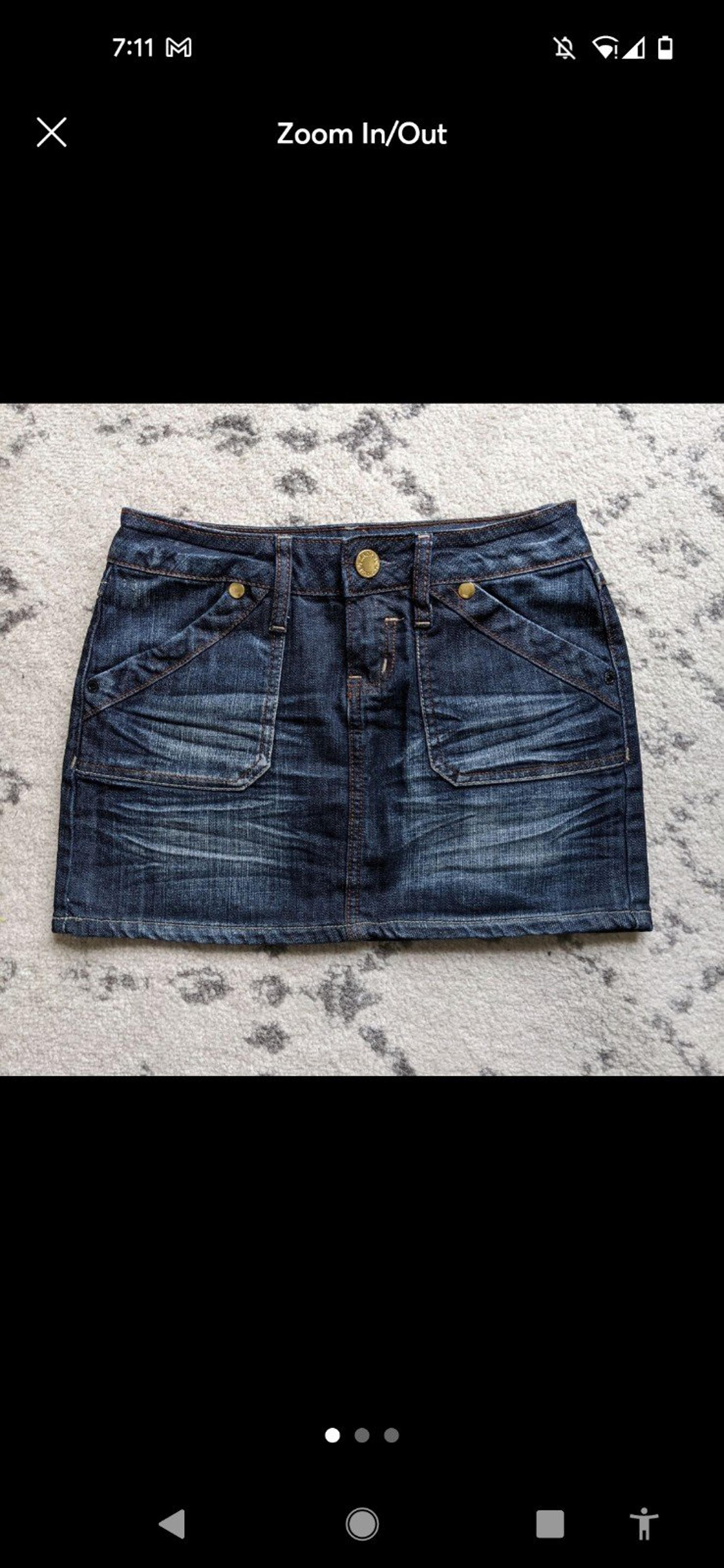 ZD Zana Di denim mini skirt