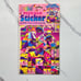 VTG Lisa Frank Cleocatra puzzle sticker sheet - SIP