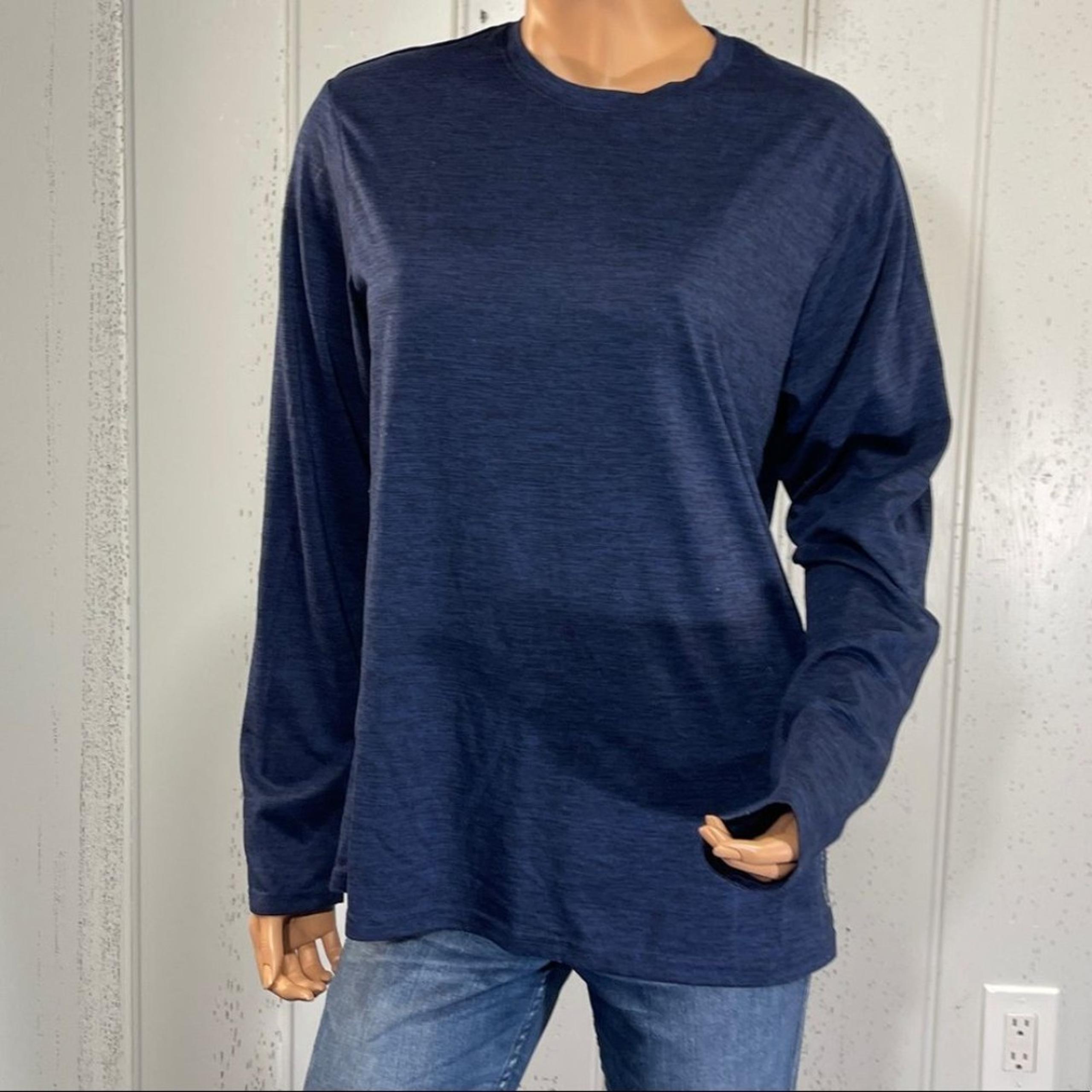 *Reebok Women's  Dark Blue Long Sleeve Top Sz M