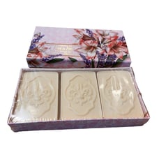 3 SAPONIFICIO ARTIGIANALE FIORENTINO Gardenia Scented Soap Bars ITALY NIP