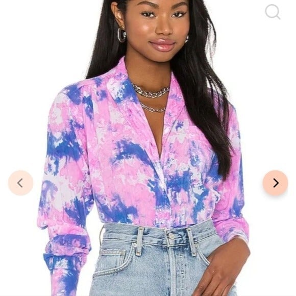 Revolve Cali Dreaming Ace Shirt In Gummie Tie Dye XS