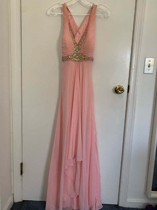 Beautiful, Long, Pink Dress