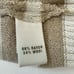 St. John Striped Short Sleeve Cardigan Sweater White/Tan Wool Blend | Size L